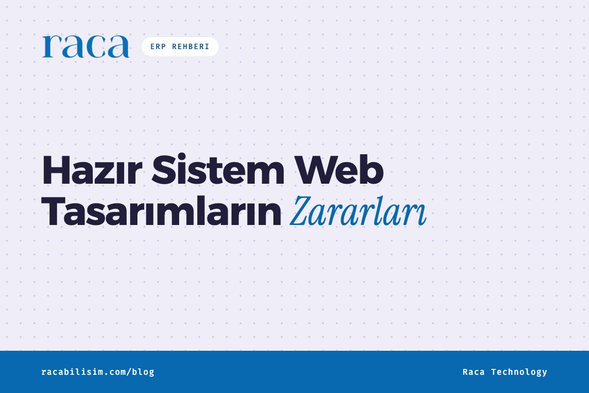 Hazır Sistem Web Tasarımların Zararları